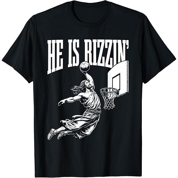 Amazon.com: Sports Rizz Rizzen He is Rizzin Jesus Playing